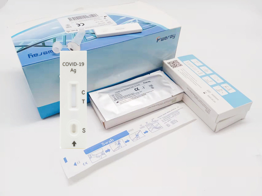 การทดสอบอย่างรวดเร็วของ Saliva Nasal Swab Antigen ในหลอดทดลอง Medical