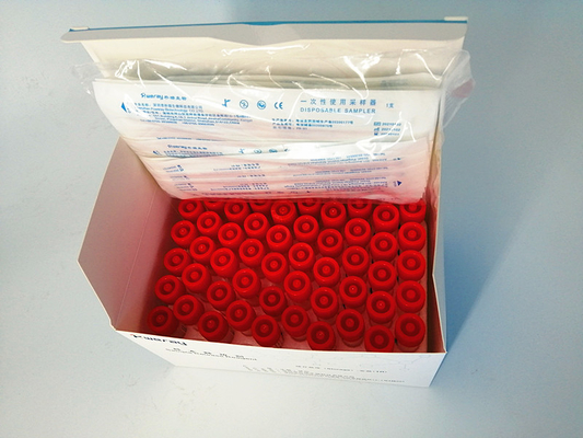 ชุดตรวจวินิจฉัย PCR แบบใช้แล้วทิ้งแบบพกพา 150 มม. Swab