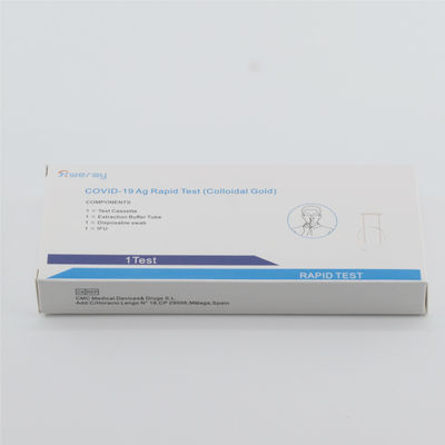 คุณภาพ  ISO Certified 15mins Rapid Covid 19 Test Kits Antigen Saliva Test Kit High Sensitivity โรงงาน
