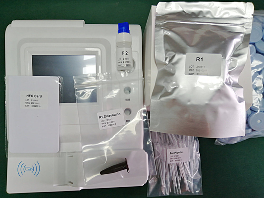 ตัวอย่างเลือด เครื่องวิเคราะห์ Hba1c อัตโนมัติเต็มรูปแบบ Glycohemoglobin