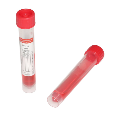 FSC Certified 5ml Polypropylene VTM Kit แบบใช้แล้วทิ้งสำหรับเก็บตัวอย่างไวรัส