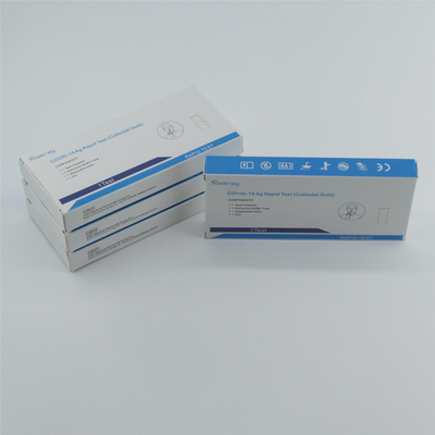 นวนิยาย Coronavirus SARS-CoV-2 Antigen Rapid Test Kits Colloidal Gold Technology