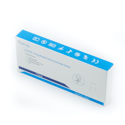 ชุดทดสอบ Rapid Antigen แบบใช้แล้วทิ้งที่อนุมัติ CE ในการวินิจฉัยในหลอดทดลอง