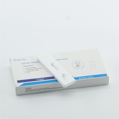 Colloidal Gold In Vitro Diagnosis ชุดทดสอบแอนติบอดีอย่างรวดเร็ว Swab Antigen Test OEM ODM
