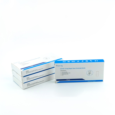 OEM ยินดีต้อนรับ SARS-CoV-2 Antigen Rapid Test Kits แต่ละแพ็คเกจ