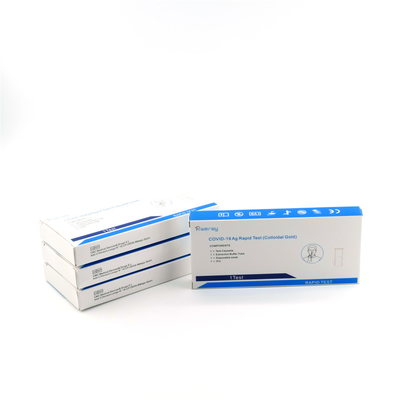 คอลเลกชันตนเอง Nasal Swab Viral Antigen Test ชุดทดสอบอย่างรวดเร็วของ Antigen อย่างรวดเร็วทิ้ง