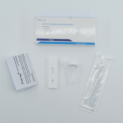 แพทย์ Nasal Swab Colloidal Gold Self Test TRFIA CE Certification