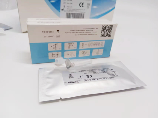 คอลเลกชันตนเอง Nasal Swab Viral Antigen Test ชุดทดสอบอย่างรวดเร็วของ Antigen อย่างรวดเร็วทิ้ง