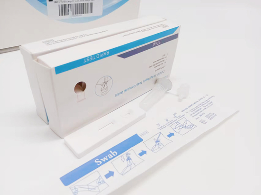 การทดสอบหน้าแรก COVID-19 Ag Rapid Test สำหรับการใช้งานระดับมืออาชีพ