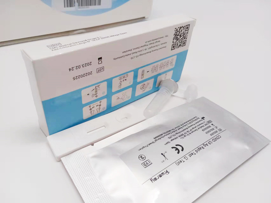 OEM ยินดีต้อนรับ SARS-CoV-2 Antigen Rapid Test Kits แต่ละแพ็คเกจ