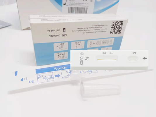 OEM ODM ยินดีต้อนรับ Swab Antigen Rapid Test 15 นาทีทิ้ง
