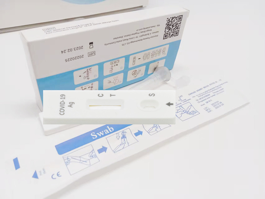 ISO ได้รับการอนุมัติ Rapid Antigen Saliva Test Swab Antigen Rapid Antigen ความไวสูง
