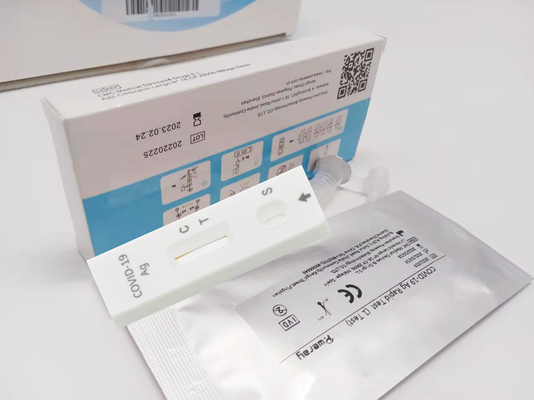 99.1% ความจำเพาะ PCR Swab Rapid Antigen Test Diagnostic Disposable